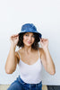 Denim Tie Dye Bucket Hat