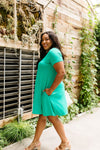 Don't Blink Kelly Green Dress