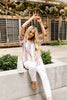 Don't Get Ruffled Snakeskin Top