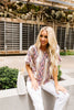 Don't Get Ruffled Snakeskin Top