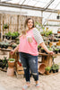 Double Bubble Gum Raglan Top