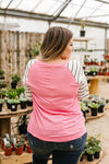 Double Bubble Gum Raglan Top