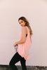 Draped-Back Longline Top