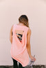 Draped-Back Longline Top