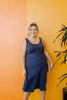 Easy Living Tank Dress In Charcoal