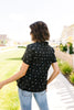 Faded Spots Button-Down In Black