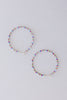 Fiesta Beaded Hoop Earrings