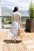 Floral Faux Wrap Maxi