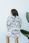 Floral Sketch Romper