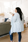 Free Fall Pale Blue Cardigan