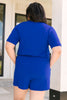 From Romp To Rest Romper in Blue