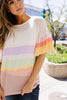 Glass Half Full Of Stripes Top
