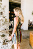 Glittering Resolutions Striped Dress