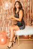 Glittering Resolutions Striped Dress