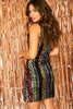 Glittering Resolutions Striped Dress