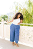 Go Get 'Em Gaucho Pants In Navy