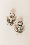 Rhinestone Art Deco Statement Earrings
