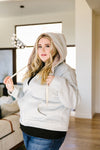 Head Over Heels Sherpa Lined Hoodie In Gray