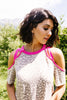 Hot Pink Trim & Spots Top