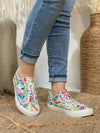 Corkys Babalu Sneaker in Floral Splatter