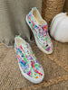 Corkys Babalu Sneaker in Floral Splatter