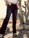 RISEN Black Straight Leg Non-Distressed Denim