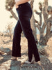 RISEN Black Straight Leg Non-Distressed Denim