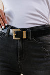 Just A Little Bling Belt In Black
