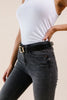Just A Little Bling Belt In Black