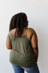 Just A Little Wild Camisole In Olive