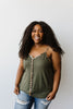 Just A Little Wild Camisole In Olive