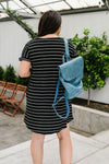 Just Skating By Striped T-Shirt Dress