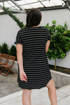 Just Skating By Striped T-Shirt Dress