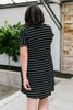 Just Skating By Striped T-Shirt Dress