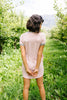 Later Skater T-shirt Dress With Gray Trim