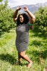Later Skater T-shirt Dress With Turquoise Trim