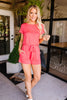 Laurel Coral Romper