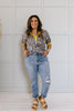 Lemon Leopard Top