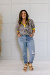 Lemon Leopard Top