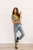 Lemon Leopard Top