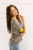 Lemon Leopard Top