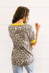 Lemon Leopard Top