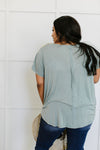 Love The Lace Top In Sage
