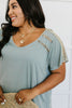 Love The Lace Top In Sage