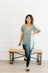 Love The Lace Top In Sage