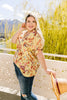 Mellow Yellow Floral Fantasy Blouse