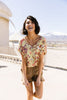 Mellow Yellow Floral Fantasy Blouse