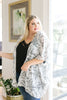 Mini Mosaic Kimono In White