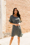 Mini Spots Ruffle Sleeve Dress