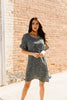 Mini Spots Ruffle Sleeve Dress